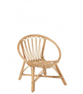 Krzesło rattanowe ELLEN naturalne