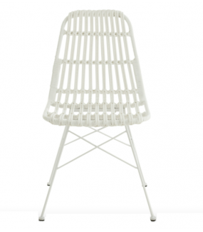 Krzesło ogrodowe RACHEL białe