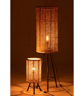 Lampa podłogowa OZARA XL 128 cm naturalna