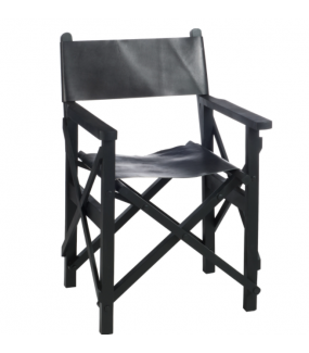Stylowe krzesło składane Director świetnie sprawdzi się wewnątrz jak i na zewnątrz.