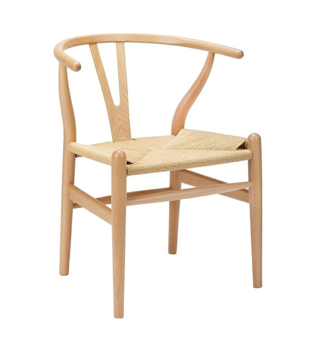 Krzesło WISHBONE naturalne