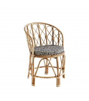 Krzesło bambusowe Bamboo z poduszką