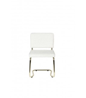 Krzesło TEDDY KINK białe do salonu