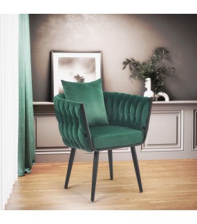 Krzesło AVATAR 2 zielone do salonu