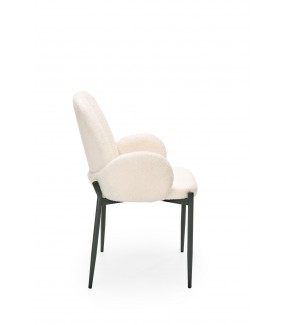 Krzesło TEDDY kremowe do salonu w stylu nowoczesnym