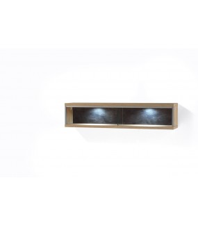 Półka wisząca ESPERO 124 cm Dąb Sękaty W Kolorze Bianco