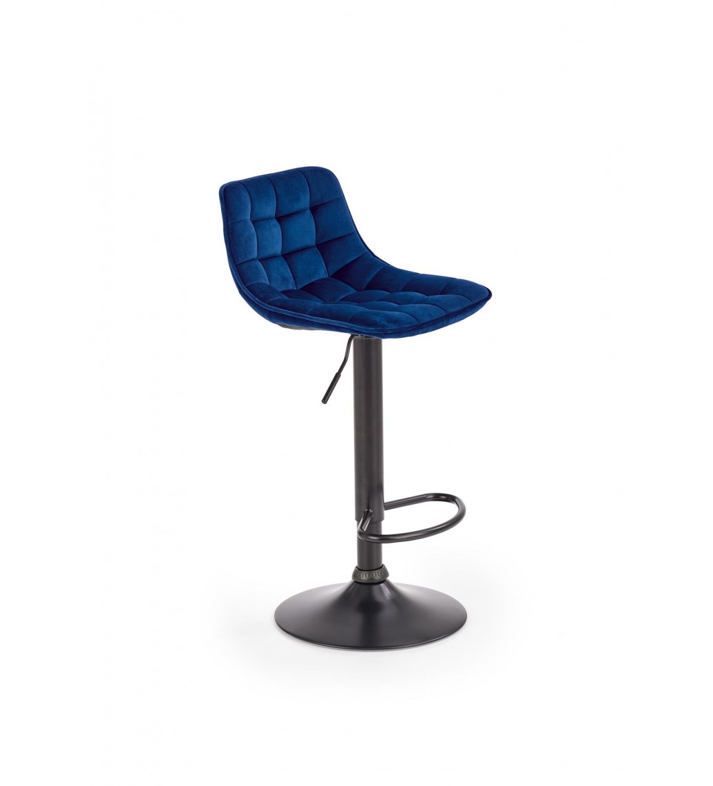 Krzesło barowe ANTERA granatowe do salonu w stylu nowoczesnym