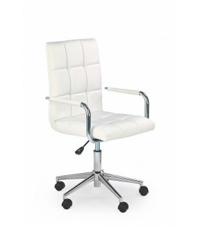Fotel biurowy GONZO 2 Biały do salonu w stylu nowoczesnym ora klasycznym