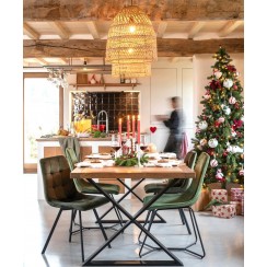 My wciąż pozostajemy w świątecznym klimacie🎄
Odkryj nasz idealny stół Zygzak, który doda uroku każdemu wnętrzu🤩. Idealny do wspólnych posiłków i magicznych chwil spędzonych z najbliższymi✨

#zonadesign #dekoracjeświąteczne #homedecor #christmas #christmasdecor #święta #stol #jadalnia #inspiration #home #interior #bohostyl #boho #lampy #rattan #krzesła #table #woodtable